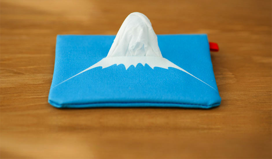 富士山面紙零錢小包