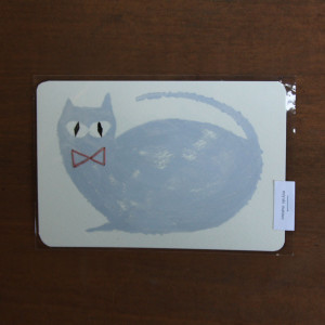 松尾ミユキ 領結貓（凸版印刷）手工明信片